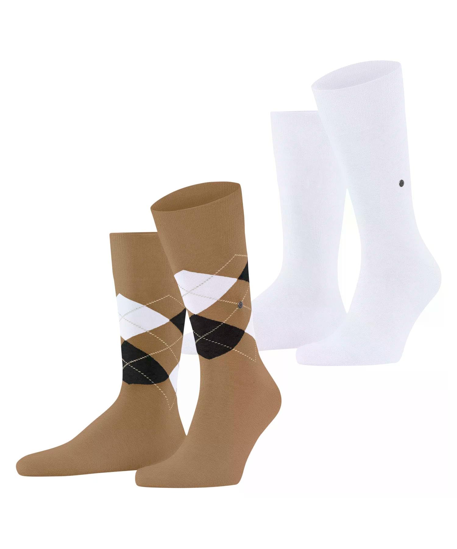 burlington-everyday-argyle-mix-2-pack-chaussettes-homme-coton-respirant image 7