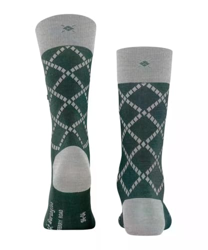 burlington-ferry-road-chaussettes-homme-vert-forest-7450-40-46-laine-fantaisie-1 image 8