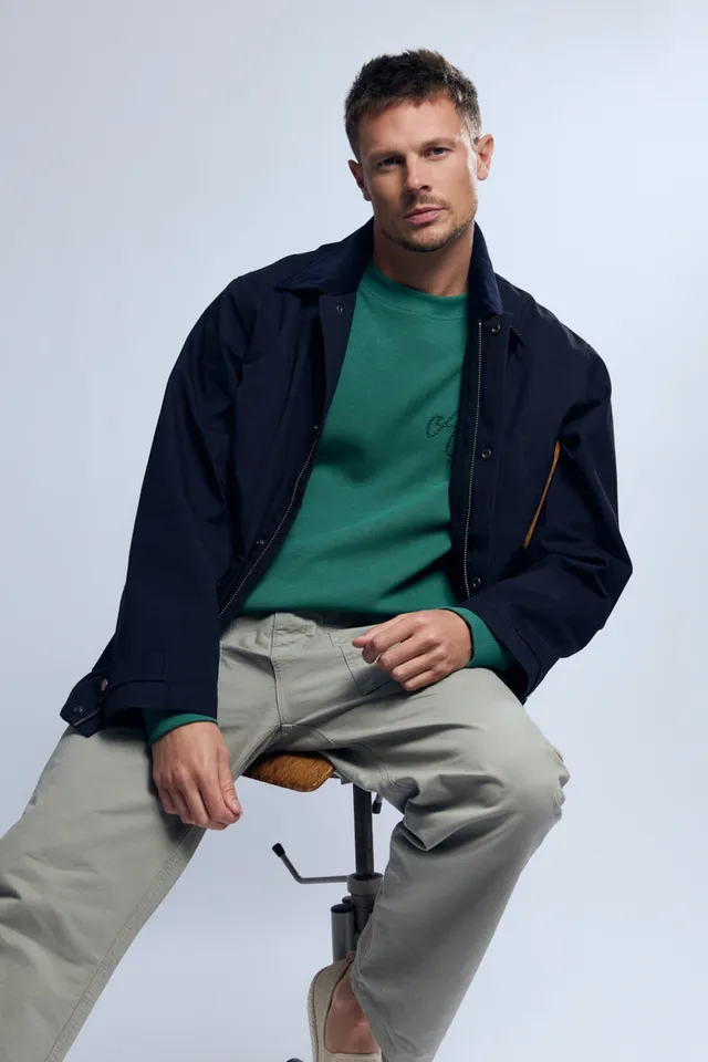 armor-lux-veste-d-perlante-heritage-coton-toile-canvas-homme image 1
