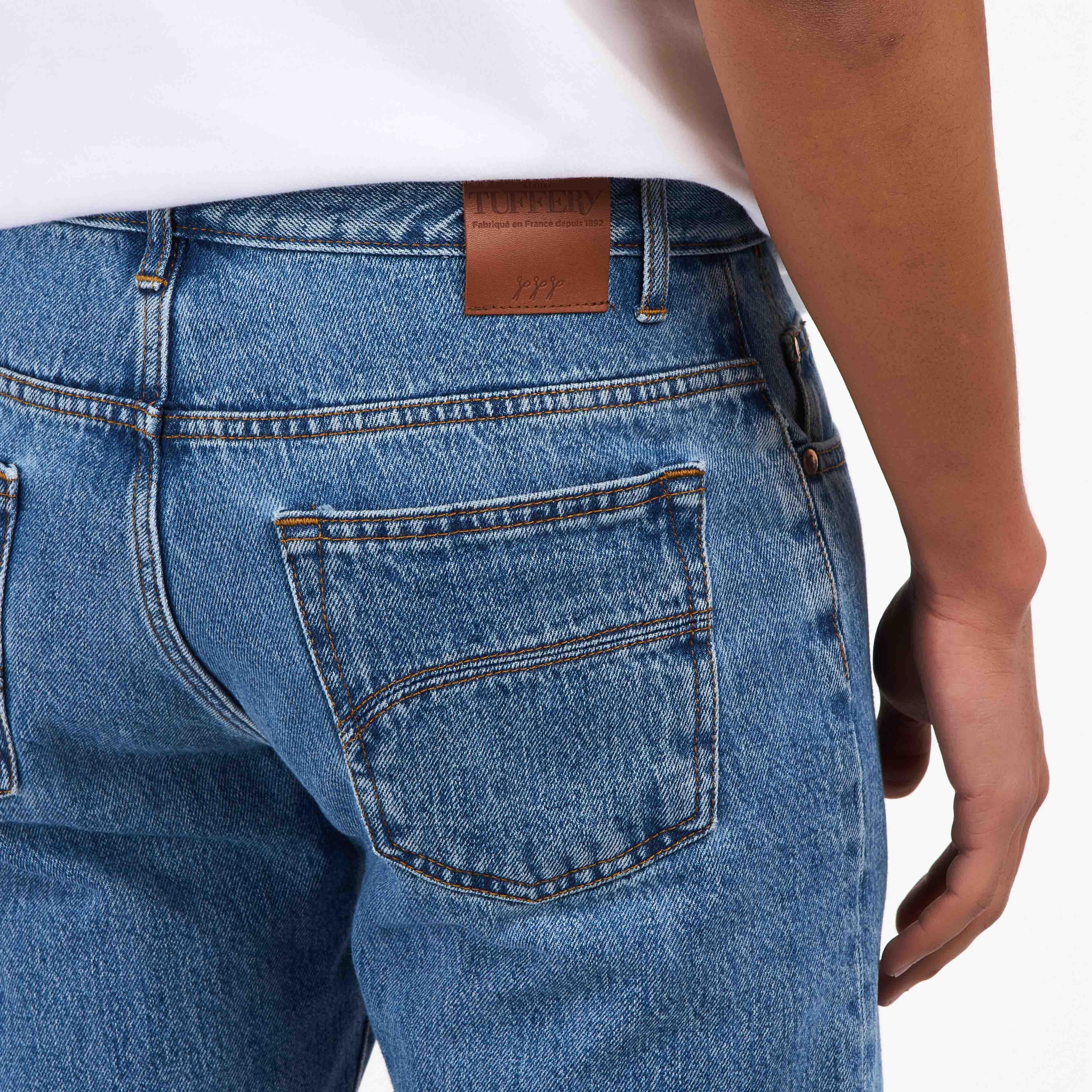 atelier-tuffery-short-marius-homme-jean-clair-coupe-droite-coton image 5