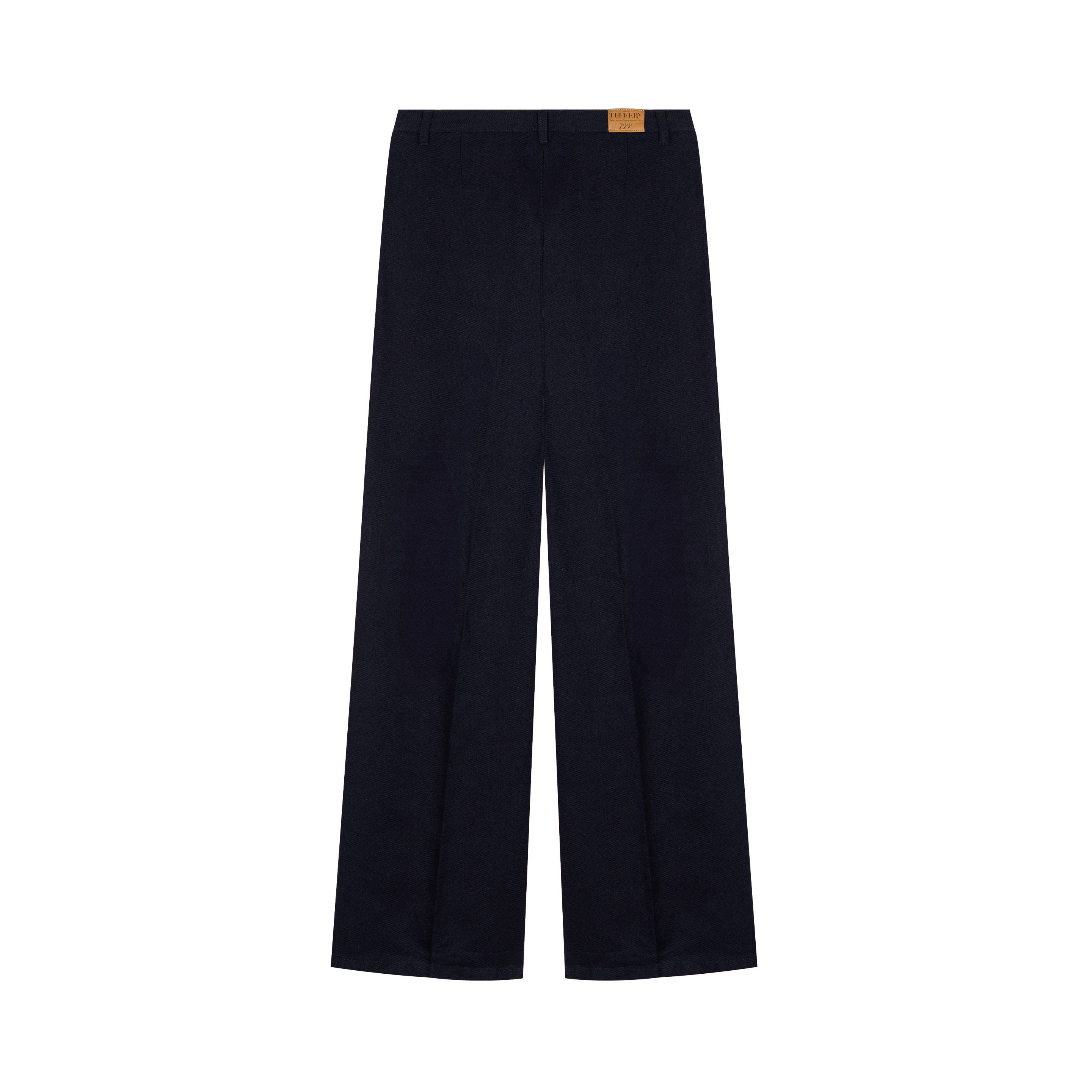 atelier-tuffery-gabi-pantalon-femme-large-taille-haute-lin-fran-ais-indigo image 3