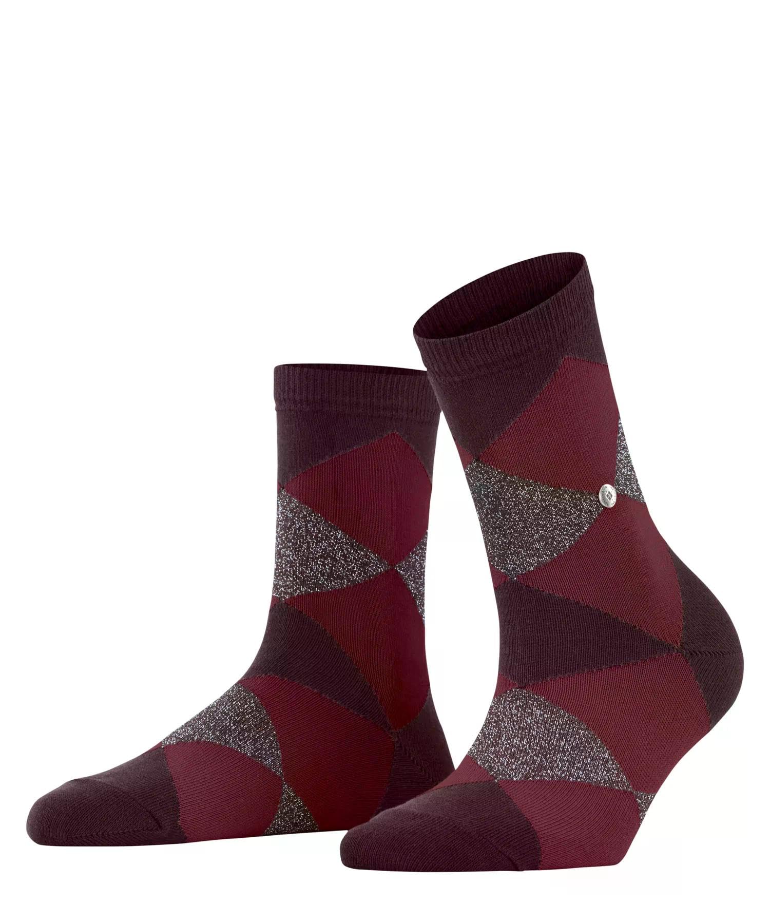 burlington-glitter-bonnie-chaussettes-femme-coton-respirant-argyle image 6