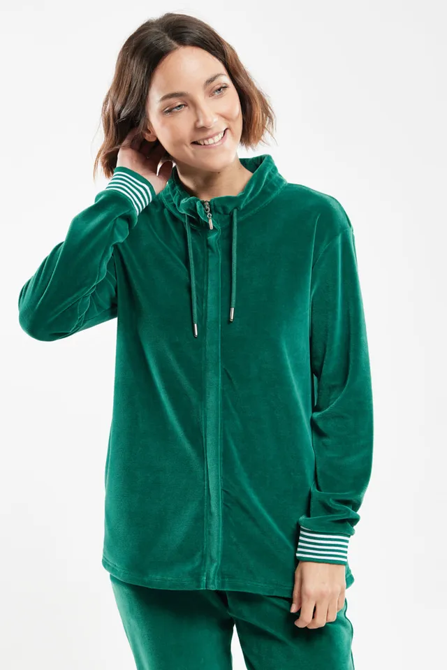 armor-lux-veste-zipp-e-homewear-velours-femme-2 image 1