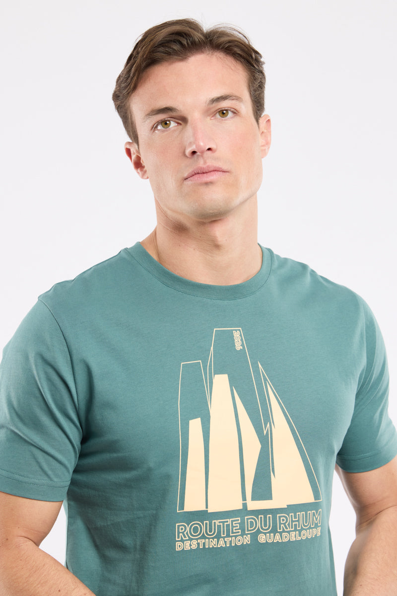 armor-lux-t-shirt-route-du-rhum-destination-guadeloupe-coton-homme image 2
