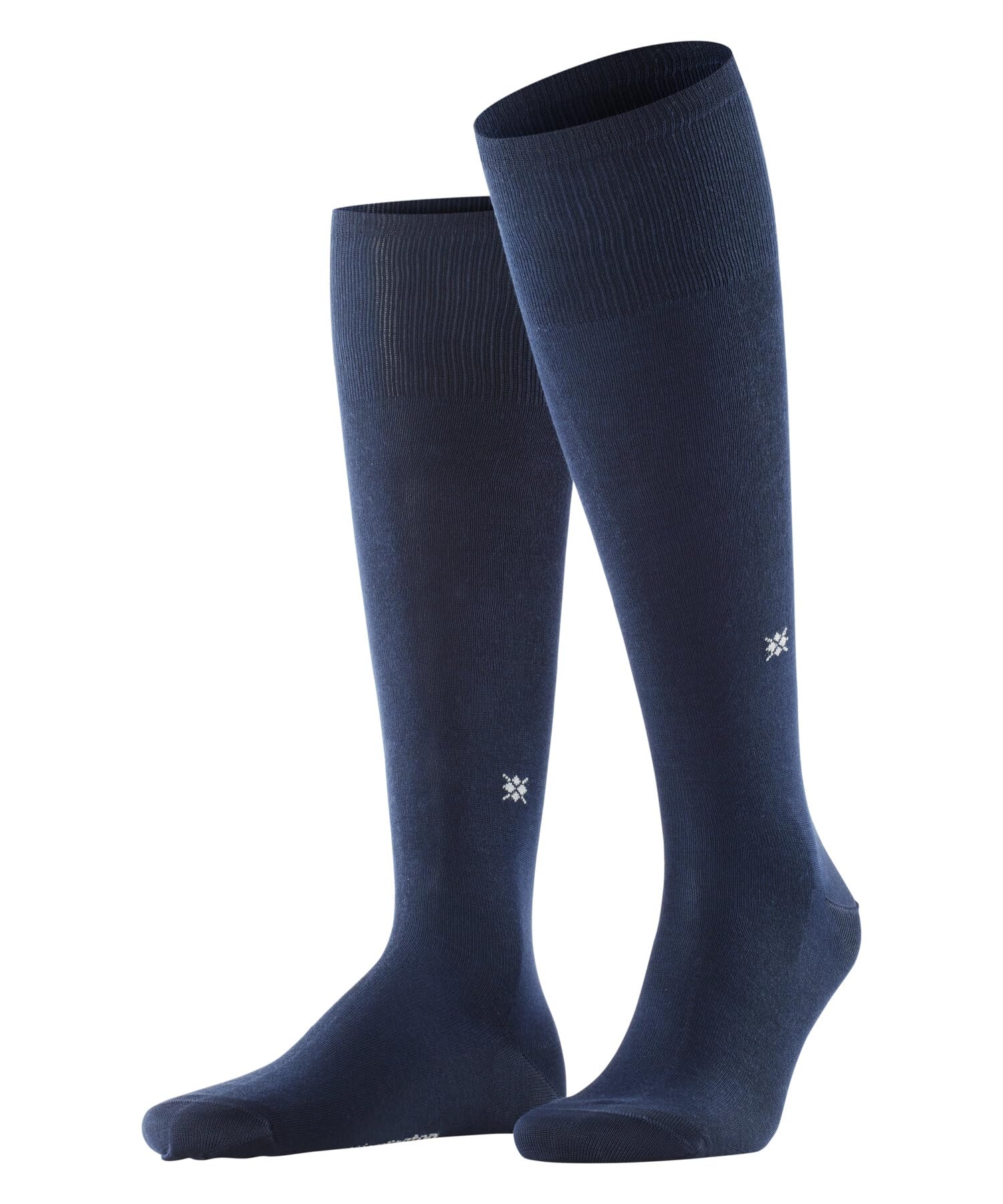 burlington-dublin-chaussettes-hautes-homme-coton-bleu-marine-40-46 image 1