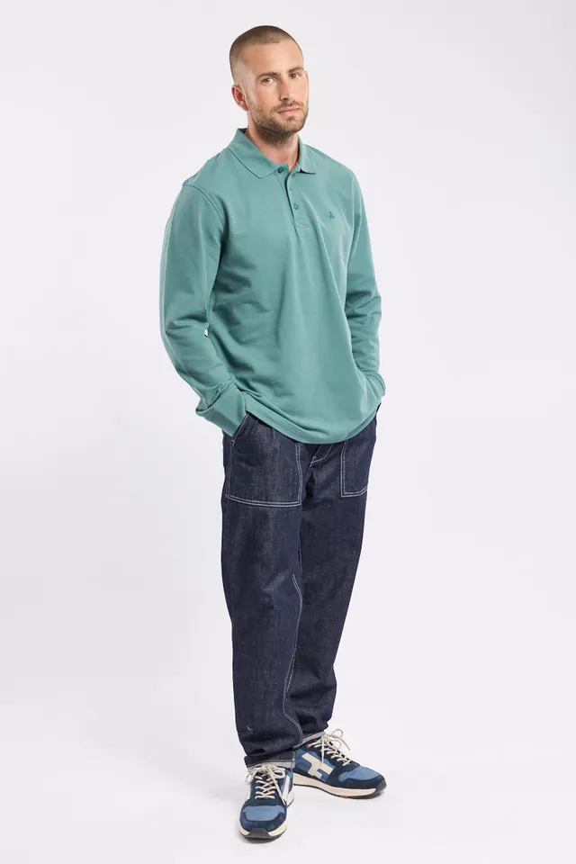 armor-lux-polo-manches-longues-coton-piqu-stretch image 1