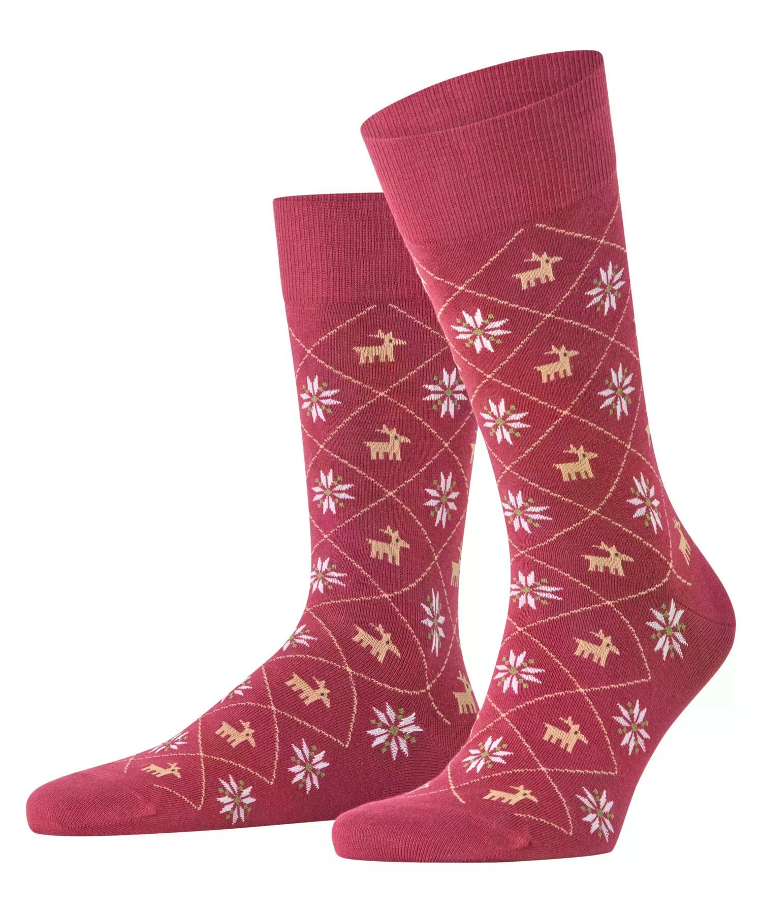 burlington-reindeer-chaussettes-homme-coton-respirant-motif-renne-hiver image 6