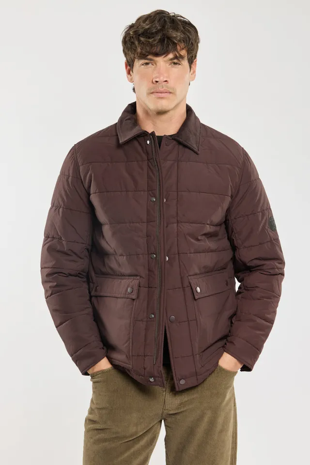 armor-lux-veste-courte-zipp-e-homme-urbain-col-revers-velours image 1