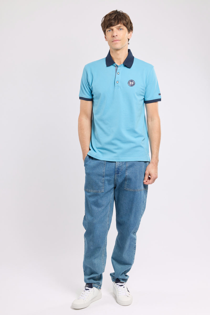 armor-lux-polo-homme-cusson-coton-piqu-stretch image 3