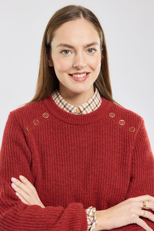 armor-lux-pull-col-rond-alpaga-femme-h-ritage image 3