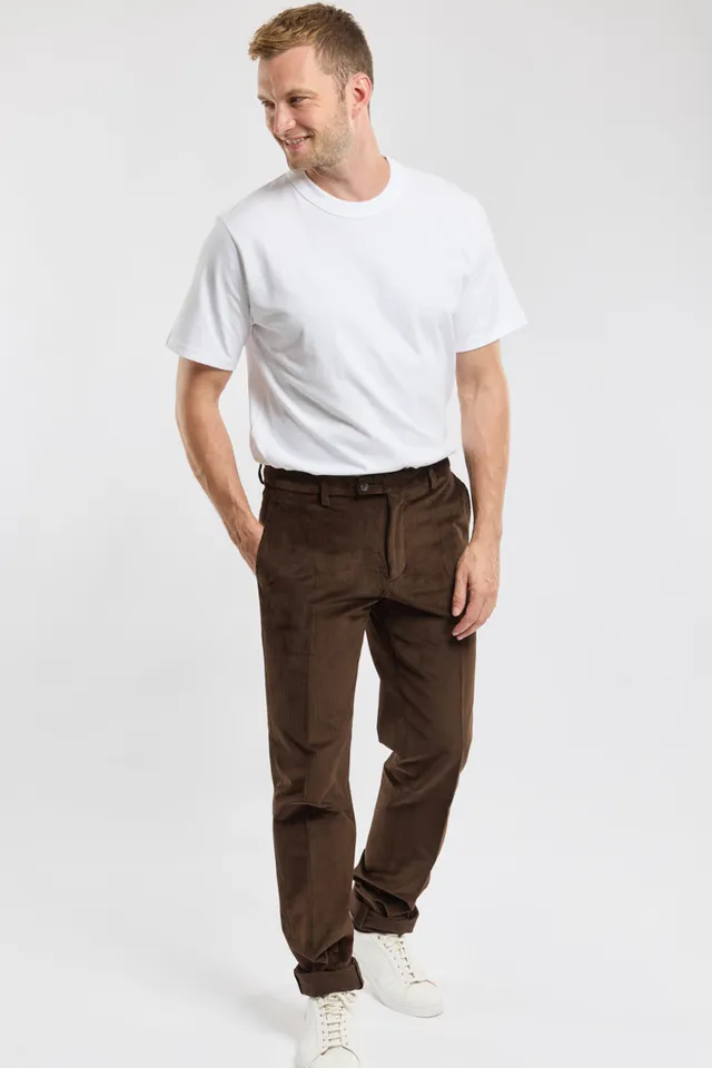 armor-lux-pantalon-de-costume-homme-velours-coupe-droite-2 image 1