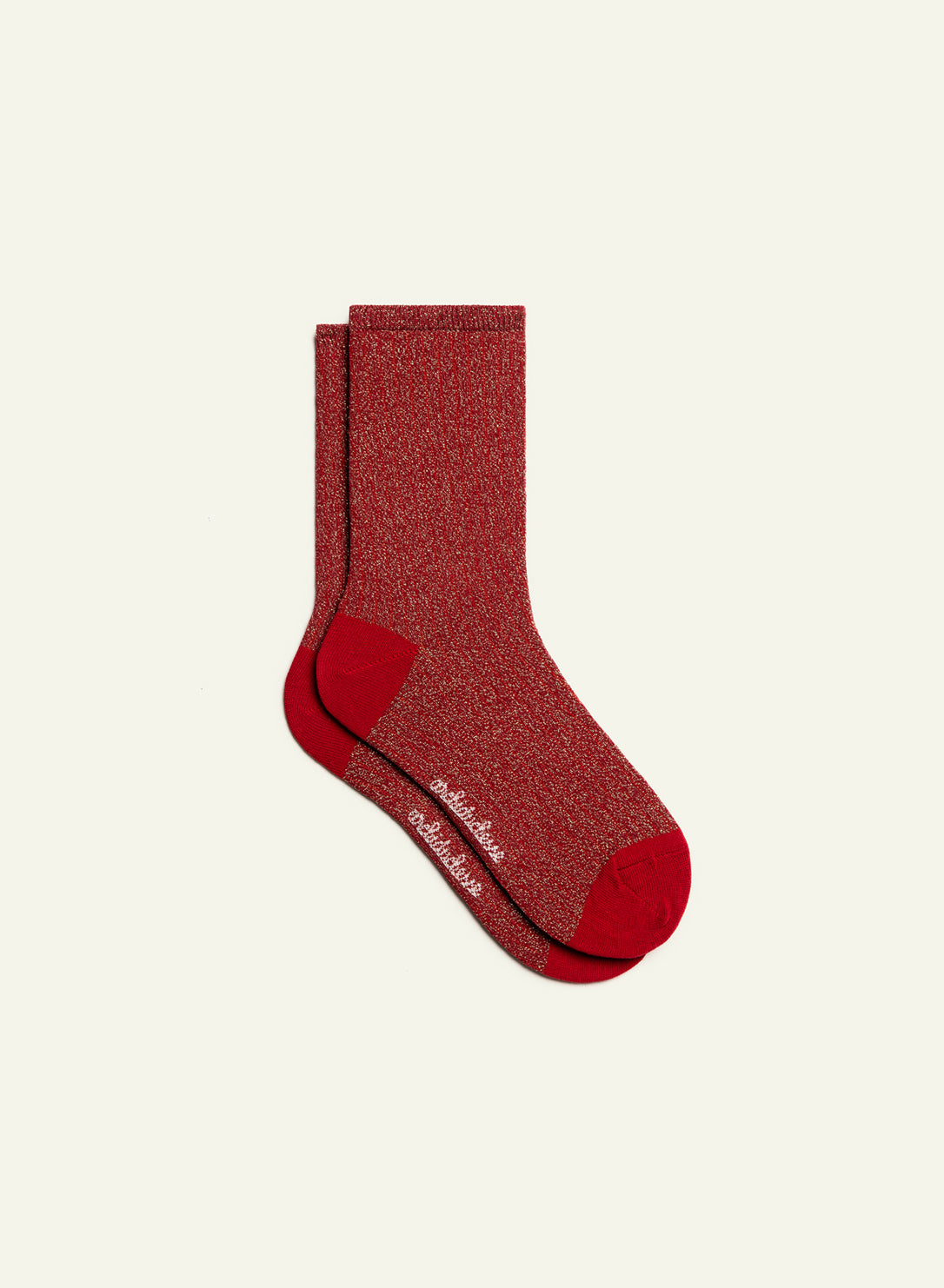 archiduchesse-paillet-e-scarlet-o-l-l-chaussettes-courtes-lurex-rouge image 2