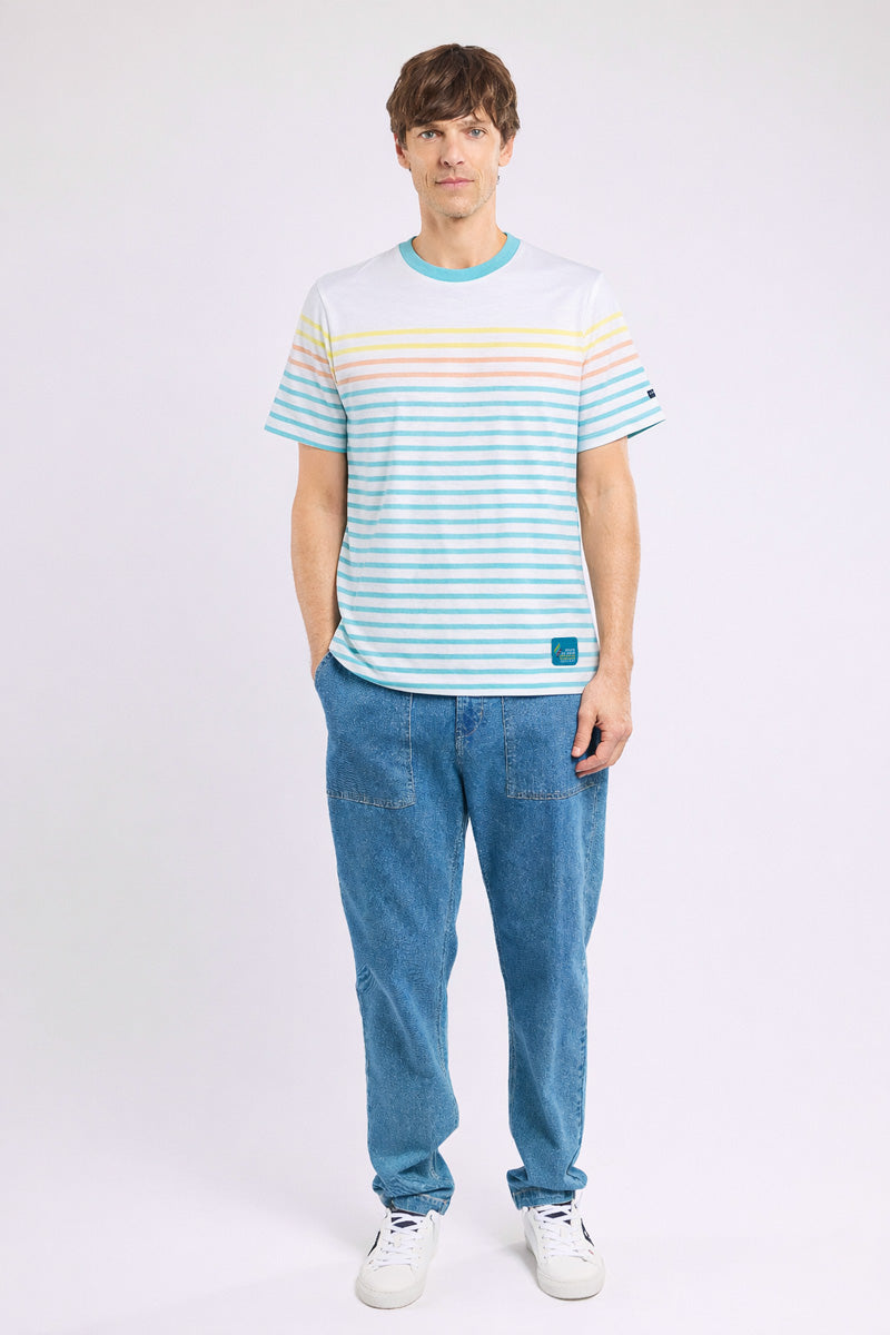 armor-lux-marini-re-homme-manches-courtes-coton-l-ger-5 image 2
