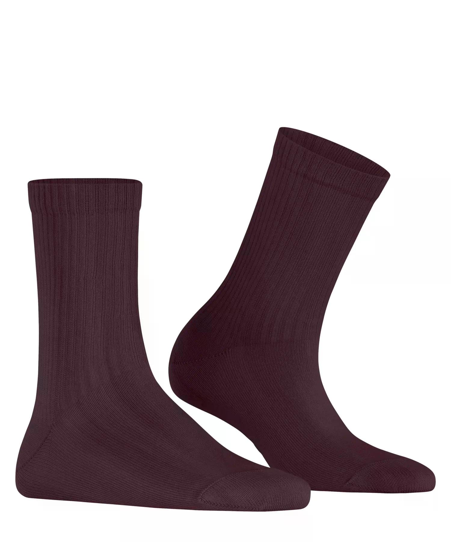 burlington-fleet-street-femme-chaussettes-coton-unies-rouge-claret-8375-36-41 image 5