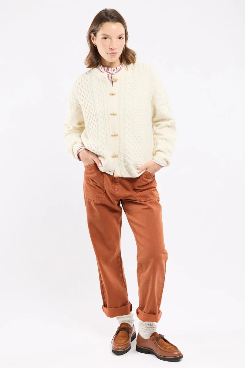 armor-lux-h-ritage-cardigan-boutonn-laine-buchettes-bois image 1