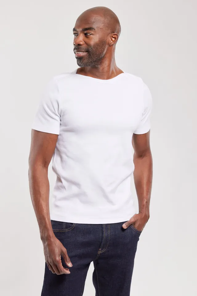 armor-lux-t-shirt-carantec-homme-col-brando-coton image 1