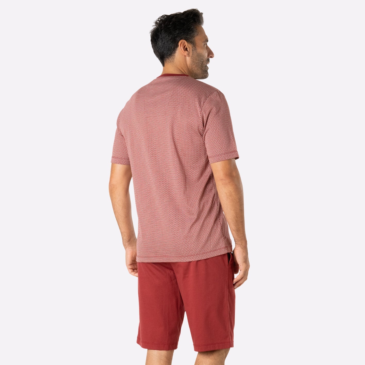 eminence-merceris-pyjama-court-homme-rouille image 5