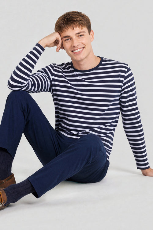 armor-lux-marini-re-amiral-homme-100-coton image 2