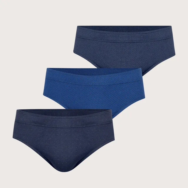 eminence-lot-de-3-slips-homme-trio-fantaisie-100-coton-grandes-tailles image 1