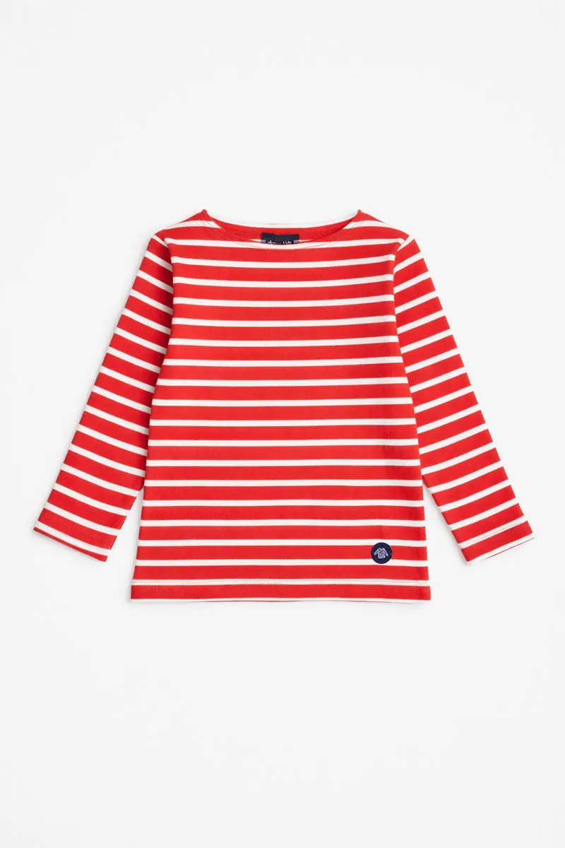 armor-lux-marini-re-enfant-coton-pais-210g-m2-col-bateau image 1