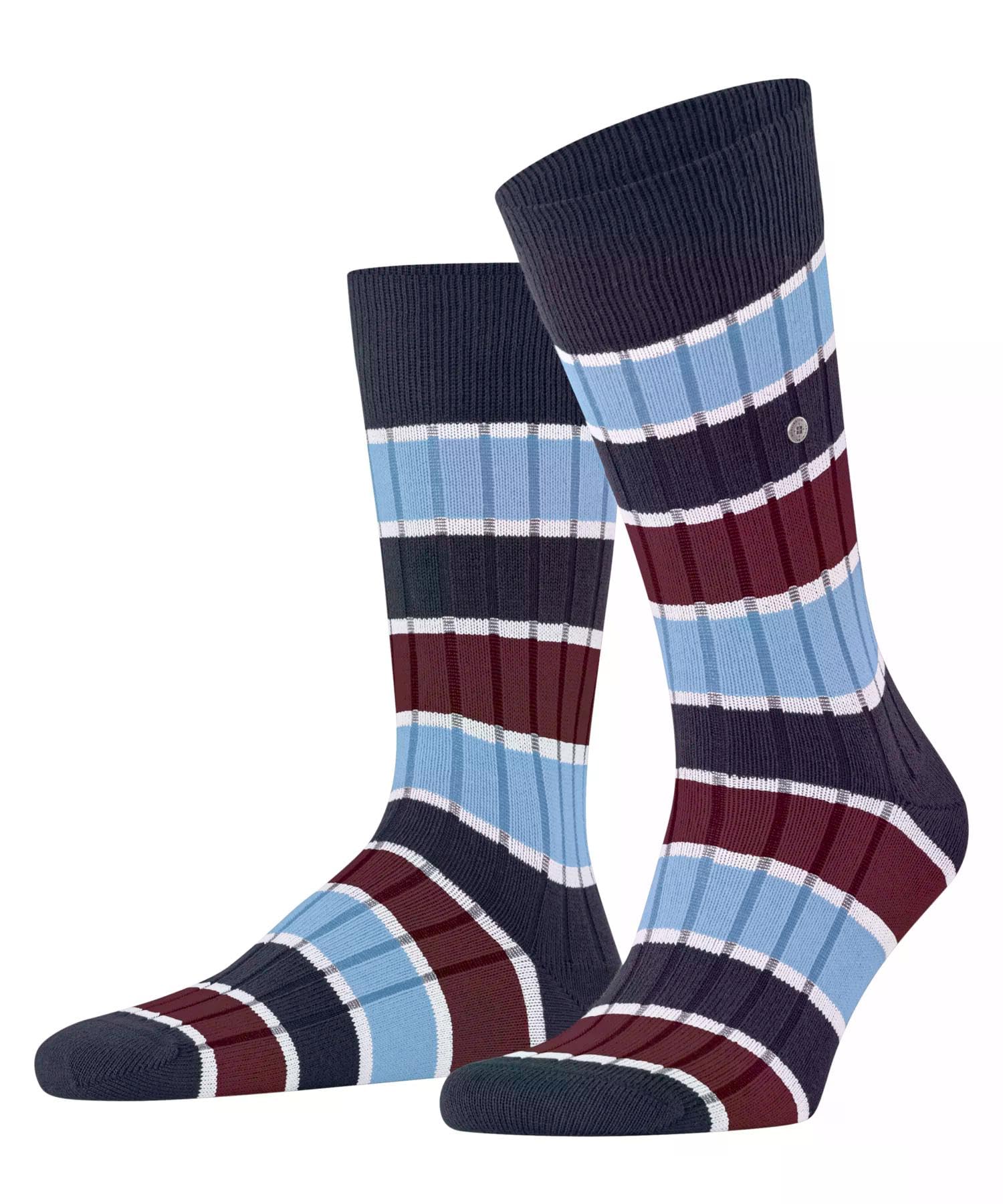 burlington-beaming-chaussettes-homme-coton-ray-es-style-rugby image 7