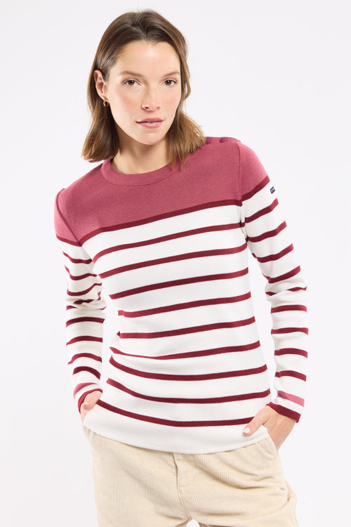 armor-lux-pull-marin-rayures-femme-100-laine-m-rinos image 3