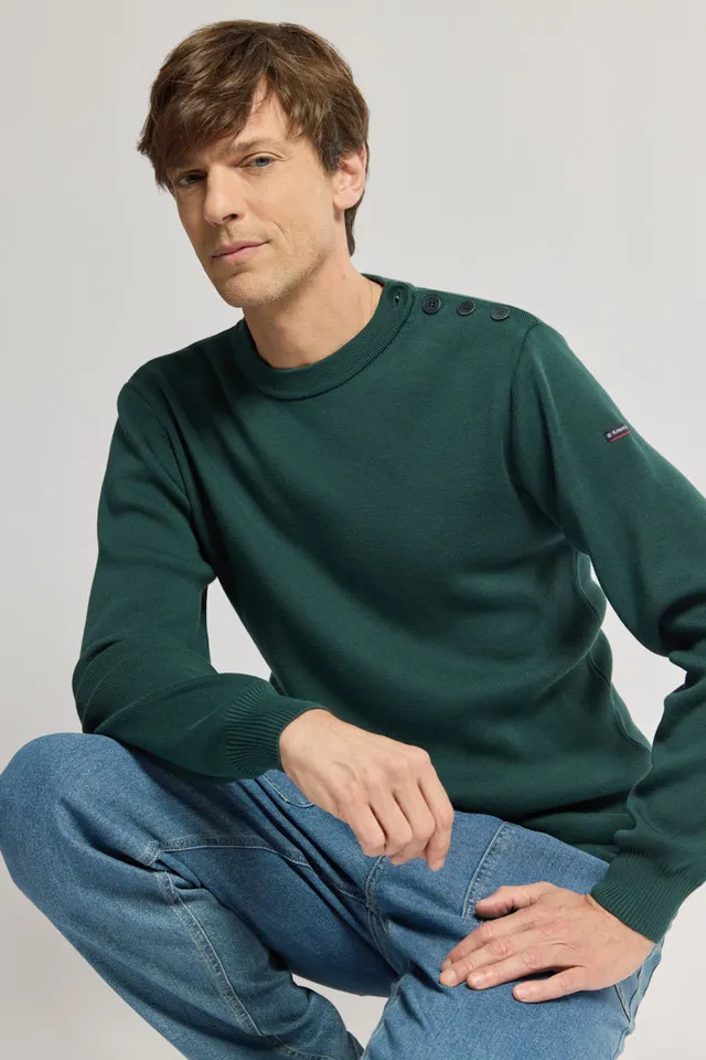 armor-lux-pull-marin-uni-homme-100-coton image 1
