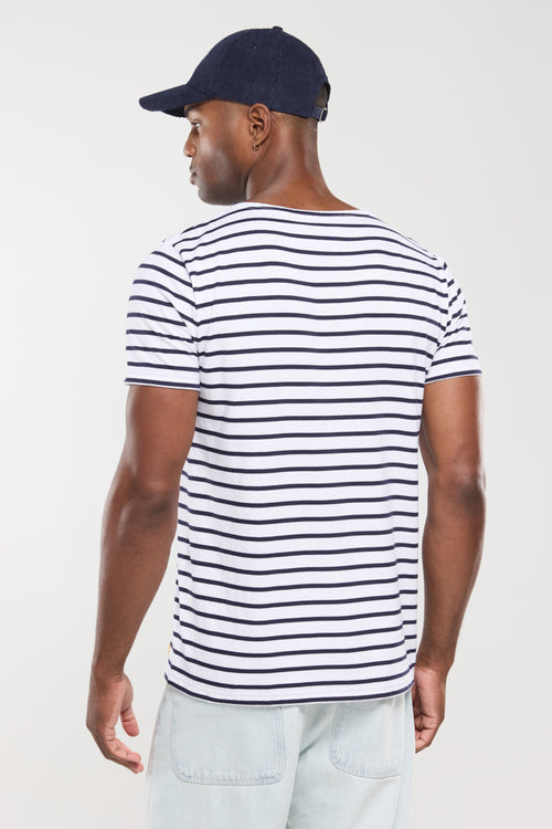 armor-lux-marini-re-homme-manches-courtes-col-bateau-coton-l-ger image 5