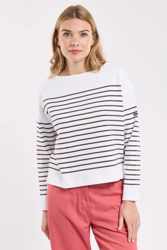 armor-lux-marini-re-interlock-femme-coton-col-bateau-2 image 1