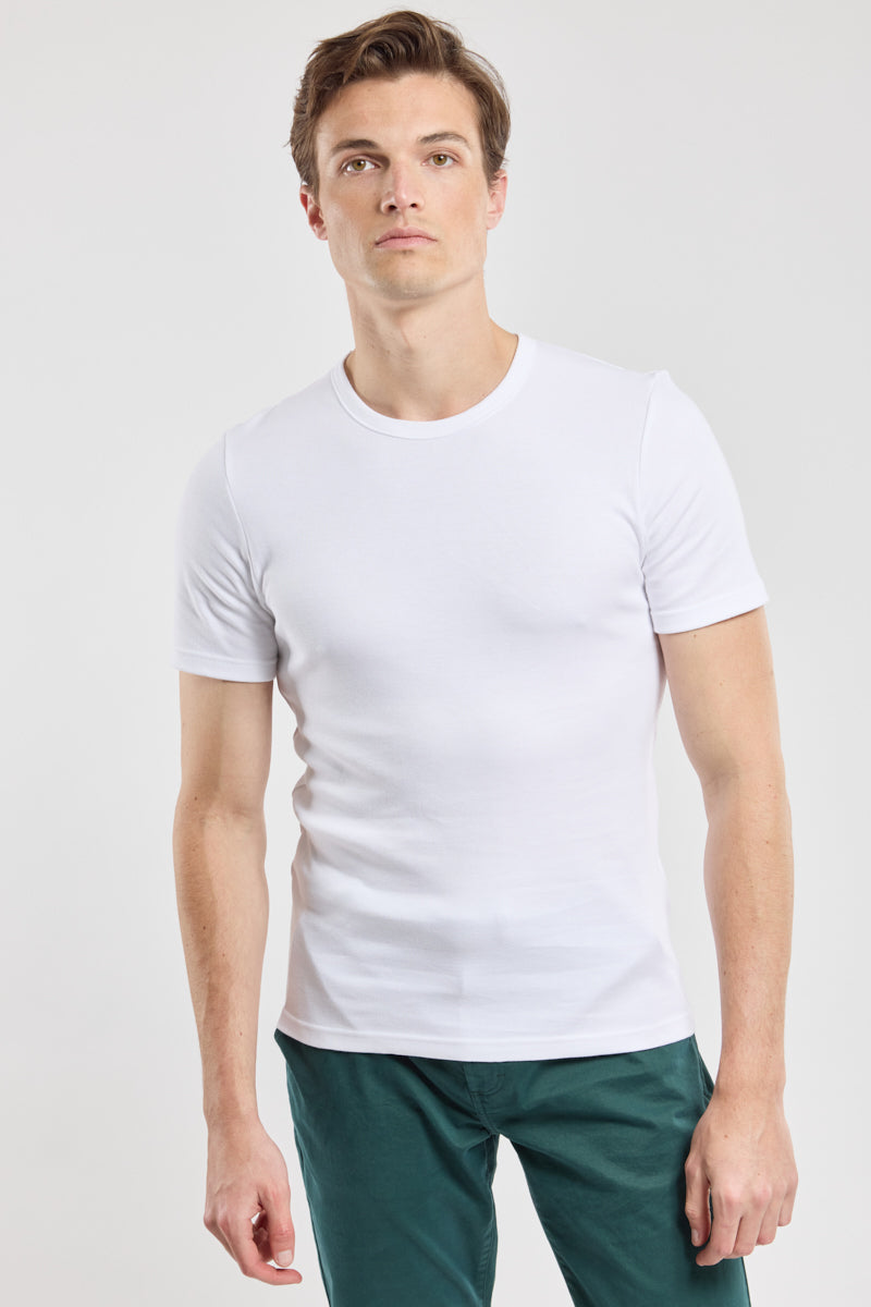 armor-lux-t-shirt-homme-col-rond-coton-bio-pais-interlock-2 image 4