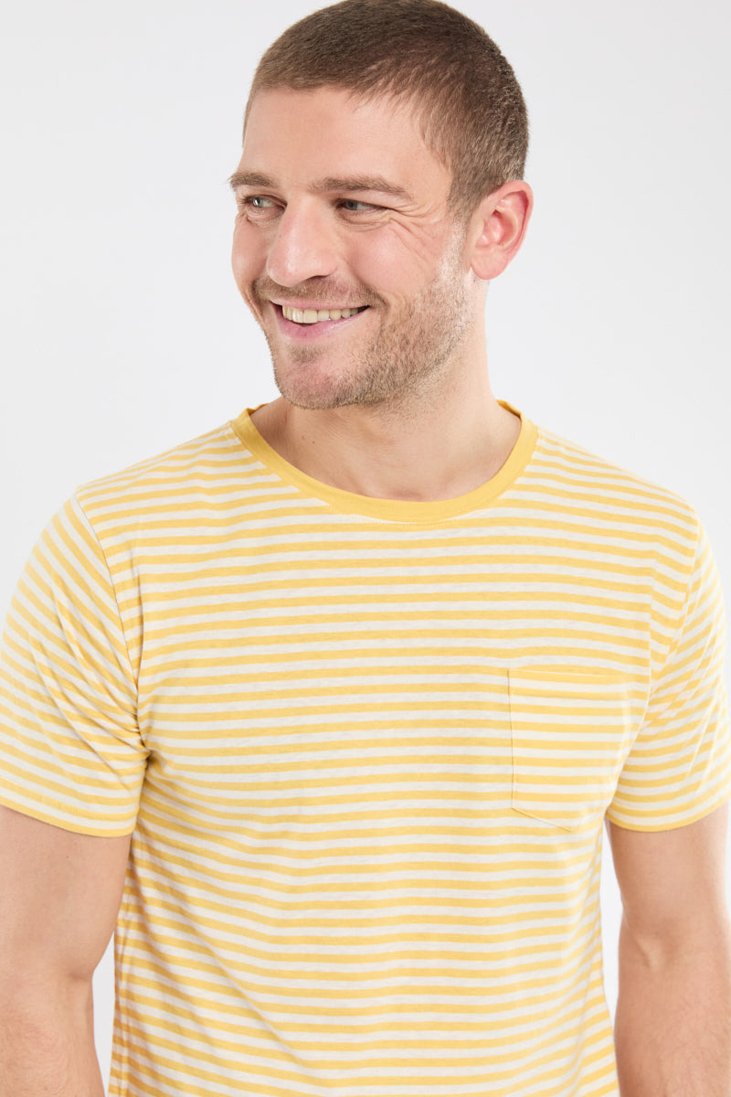 armor-lux-t-shirt-ray-h-ritage-coton-et-lin-homme image 3