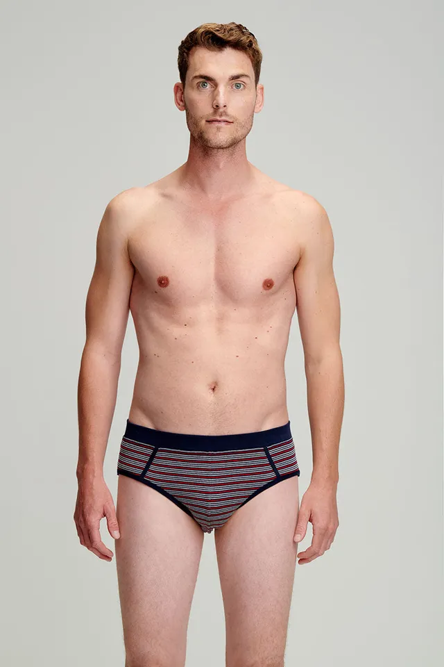 armor-lux-slip-ray-ouvert-coton-bio-homme image 1