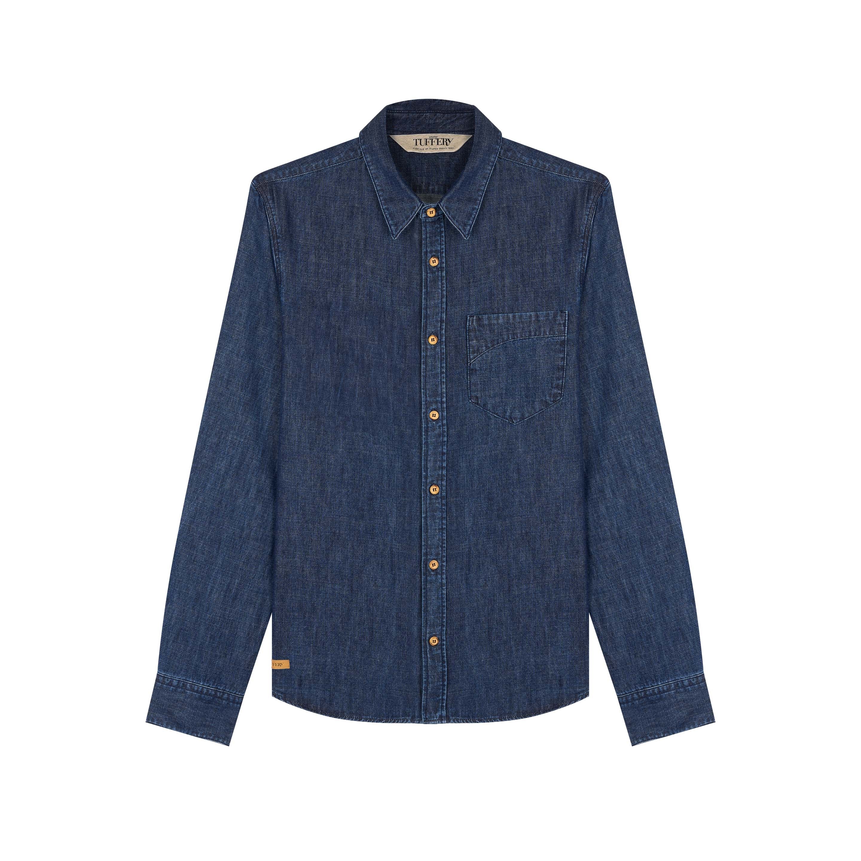 atelier-tuffery-chemise-homme-droite-brut-aubrac-poche-poitrine image 1
