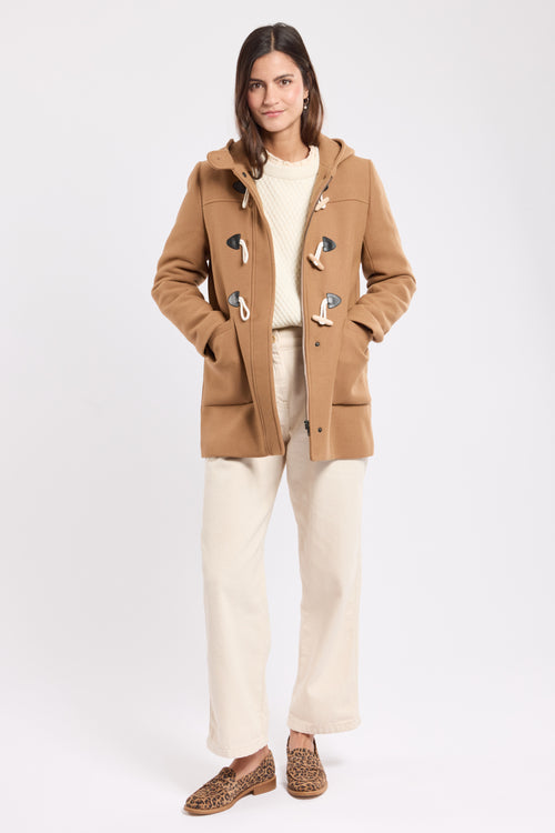 armor-lux-duffle-coat-femme-laine-doublure-rouge-h-ritage image 2