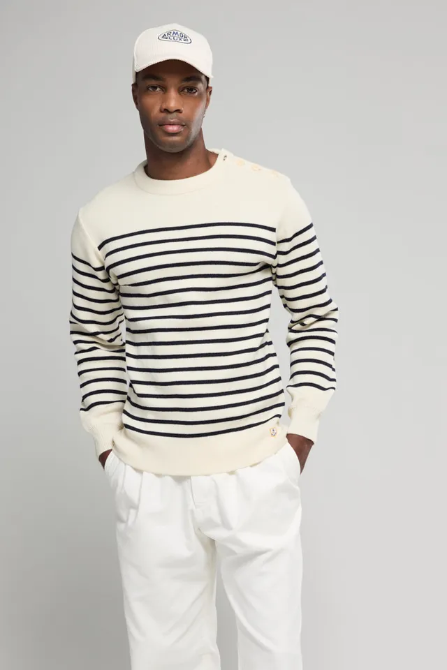 armor-lux-pull-marin-ray-mol-ne-homme-100-laine image 1