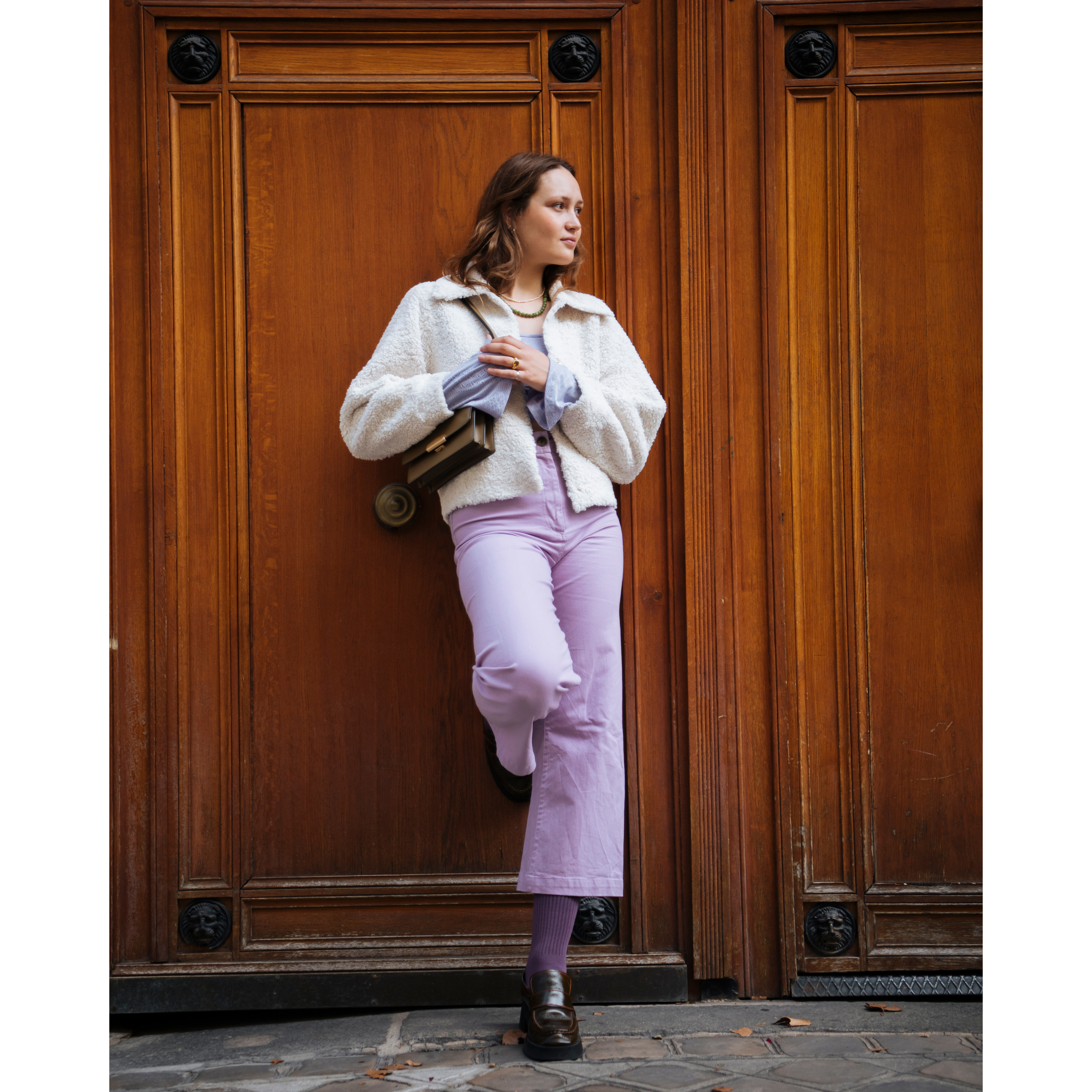 archiduchesse-mauve-m-re-chaussettes-bouclette-courtes image 7