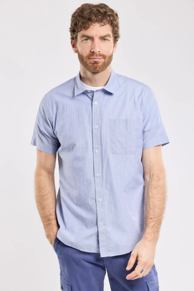 armor-lux-chemise-homme-manches-courtes-coton-coupe-droite image 1