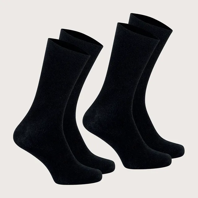 lot-de-2-paires-chaussettes-mi-hautes-homme-eminence-coton-peign image 1