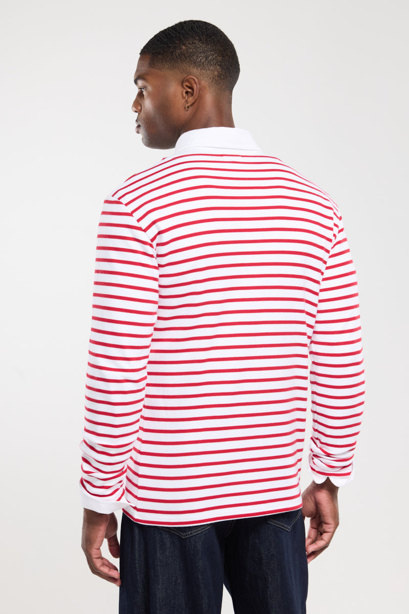 armor-lux-marini-re-homme-col-bateau-coton-pais-260g-m image 5