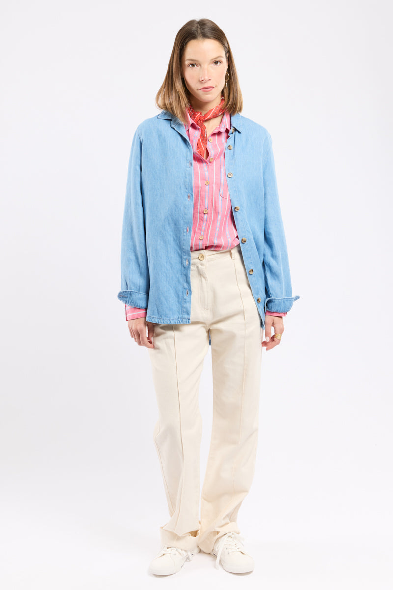 armor-lux-h-ritage-chemise-denim-lyocell-et-lin image 3