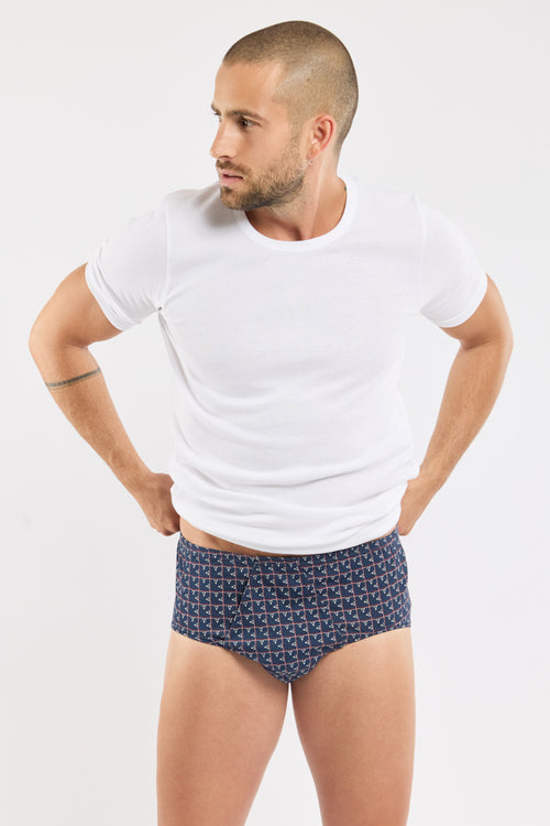 armor-lux-slip-ouvert-homme-coton-imprim-coupe-confort image 4