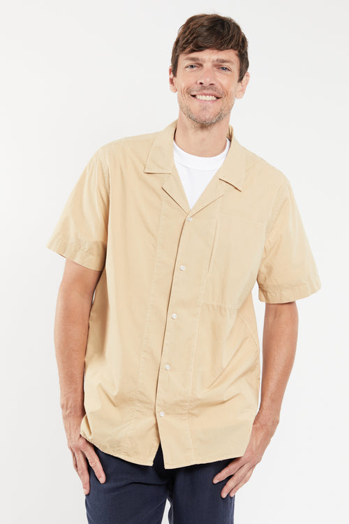 chemise-manches-courtes-homme-armor-lux-coton-uni image 2