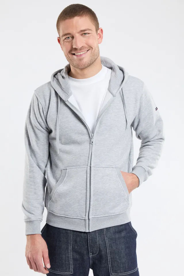 armor-lux-sweat-zipp-mixte-capuche image 1