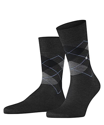 burlington-manchester-chaussettes-homme-coton-fantaisie-gris-anthracite-melange- image 8