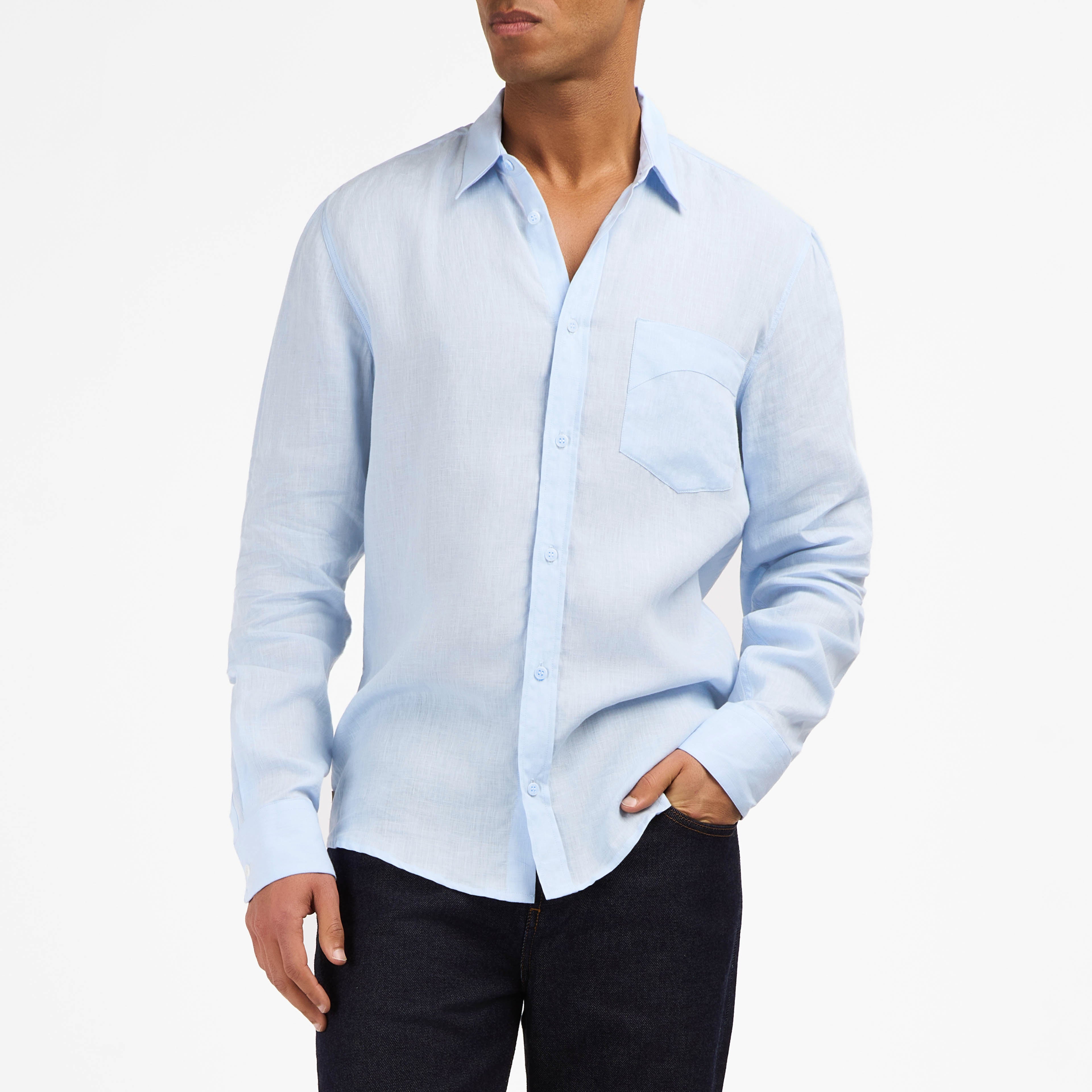 atelier-tuffery-aubrac-chemise-homme-lin-fran-ais-clair image 4