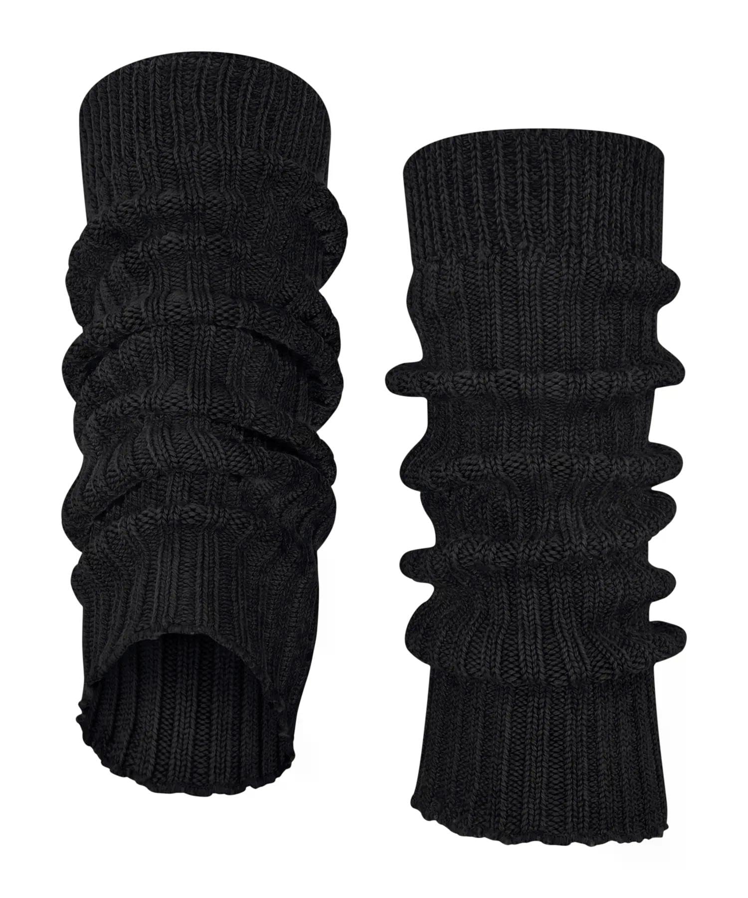 burlington-plymouth-jambi-re-femme-laine-paisse-unie-noir image 2