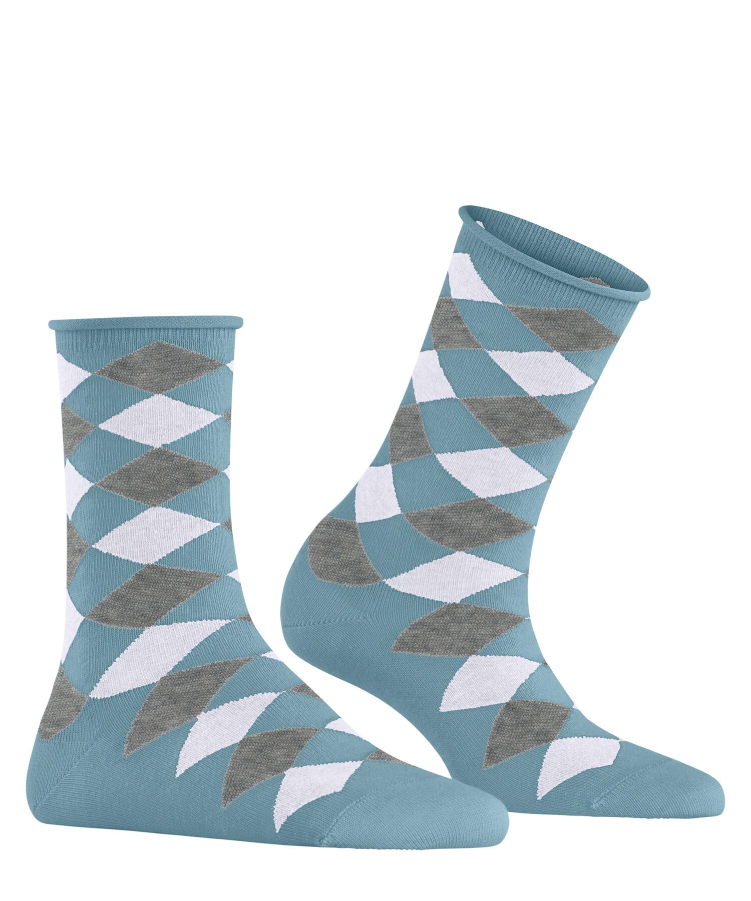 burlington-sandy-chaussettes-femme-coton-fantaisie-bleu-key-largo-6852-36-41 image 3