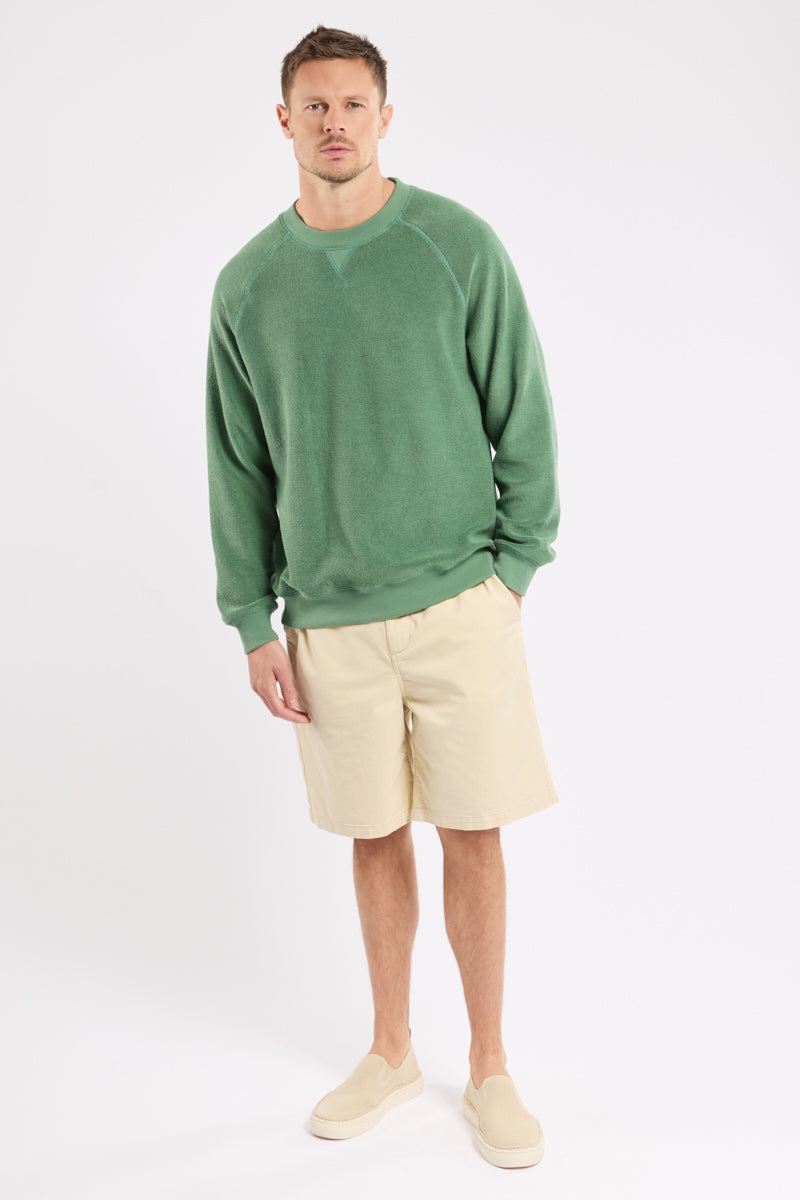 armor-lux-sweat-manches-raglan-homme-coton-bouclette image 3