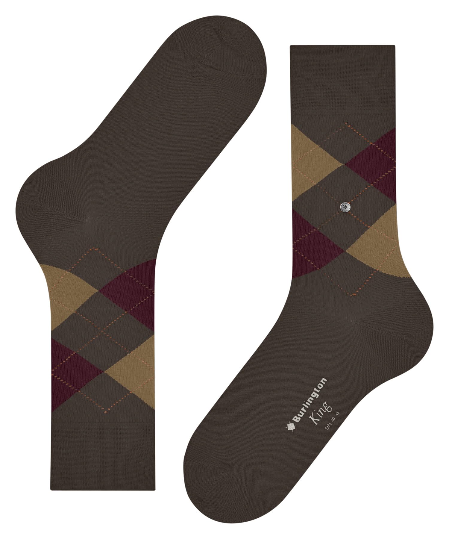 burlington-king-m-so-chaussettes-homme-coton-bio-marron-autumn-melange-5880-40-4 image 6
