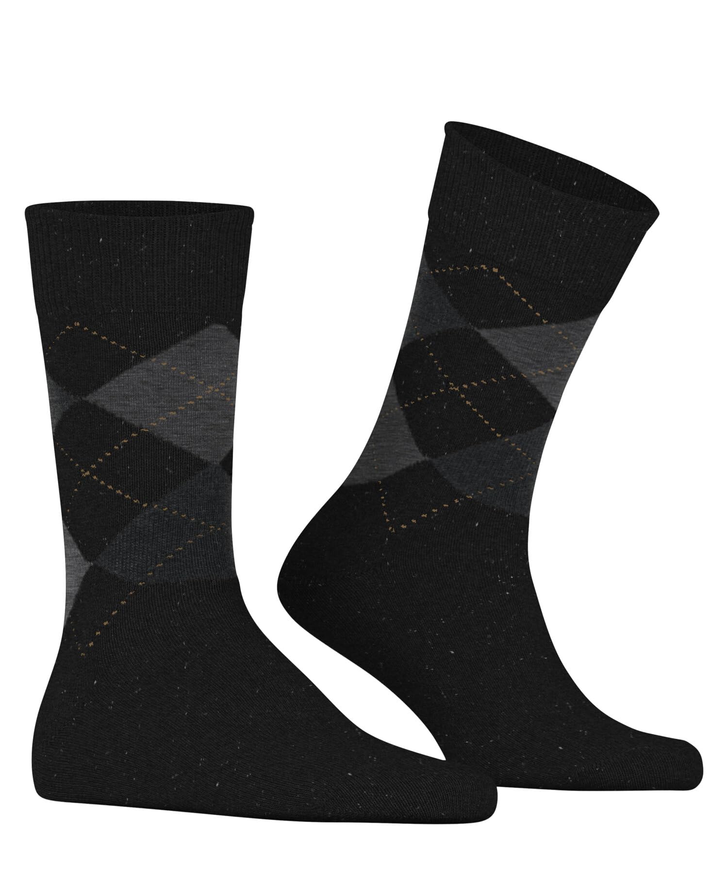 burlington-dundee-chaussettes-homme-laine-gris-anthracite-m-lange image 3